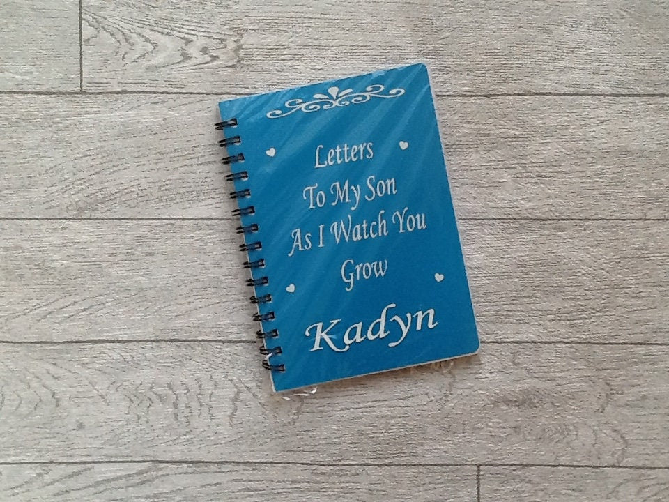 Letters to my son/daughter, personalised notebook, personalised gift