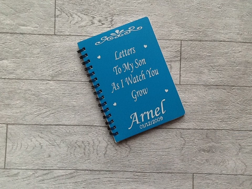 Letters to my son/daughter, personalised notebook, personalised gift