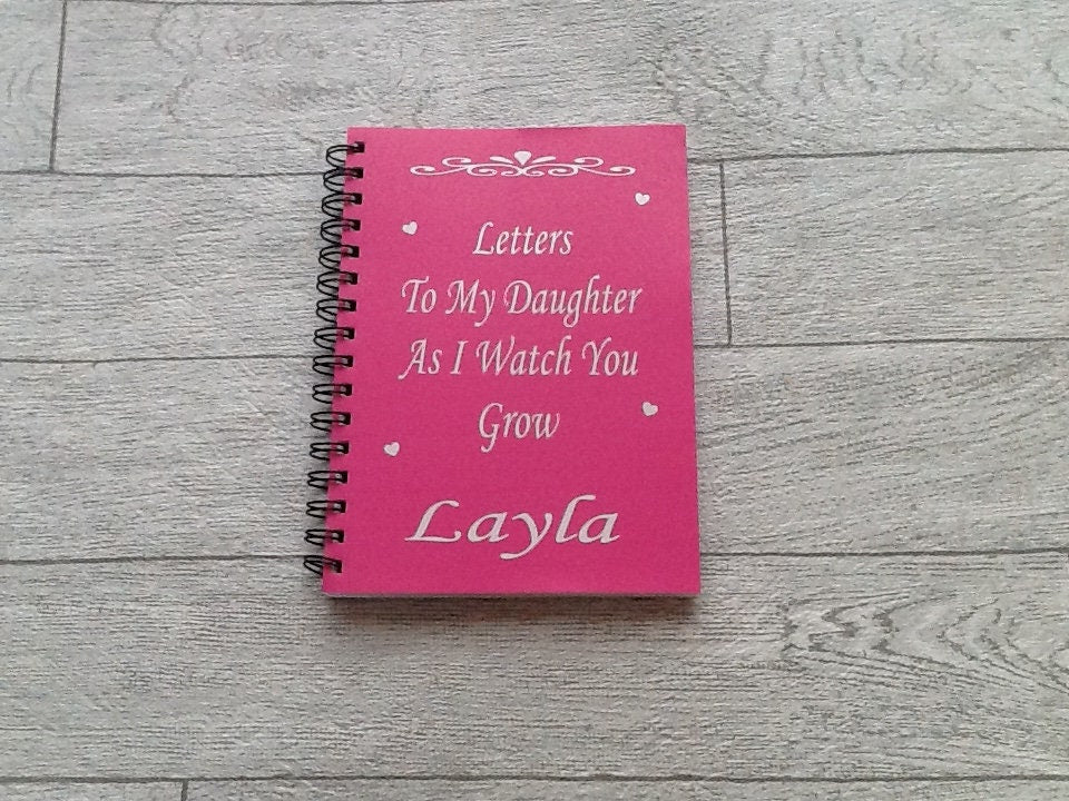 Letters to my son/daughter, personalised notebook, personalised gift