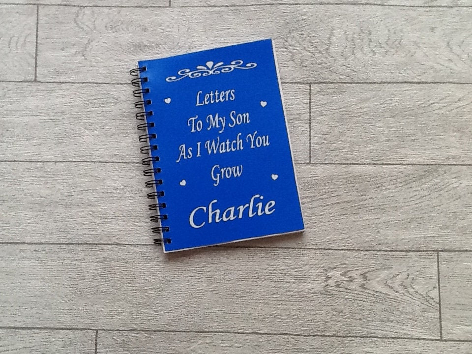 Letters to my son/daughter, personalised notebook, personalised gift