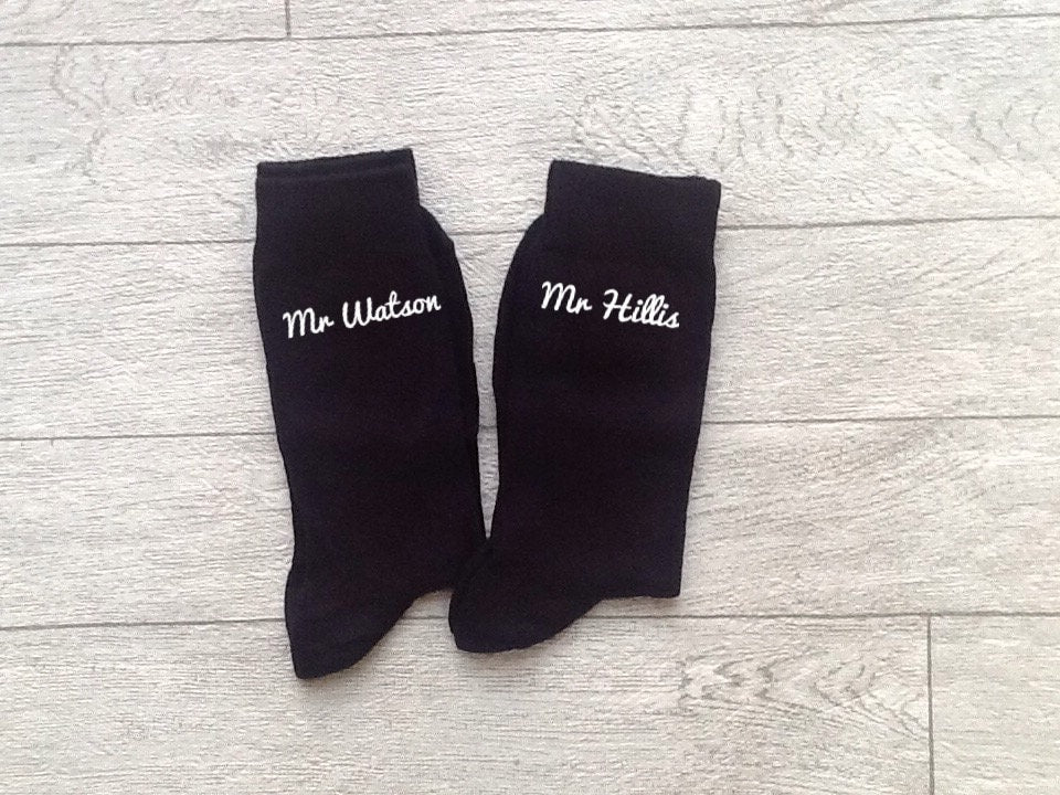 Personalised socks, personalised teacher gift, teacher gift