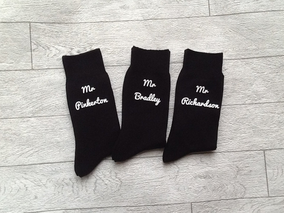 Personalised socks, personalised teacher gift, teacher gift
