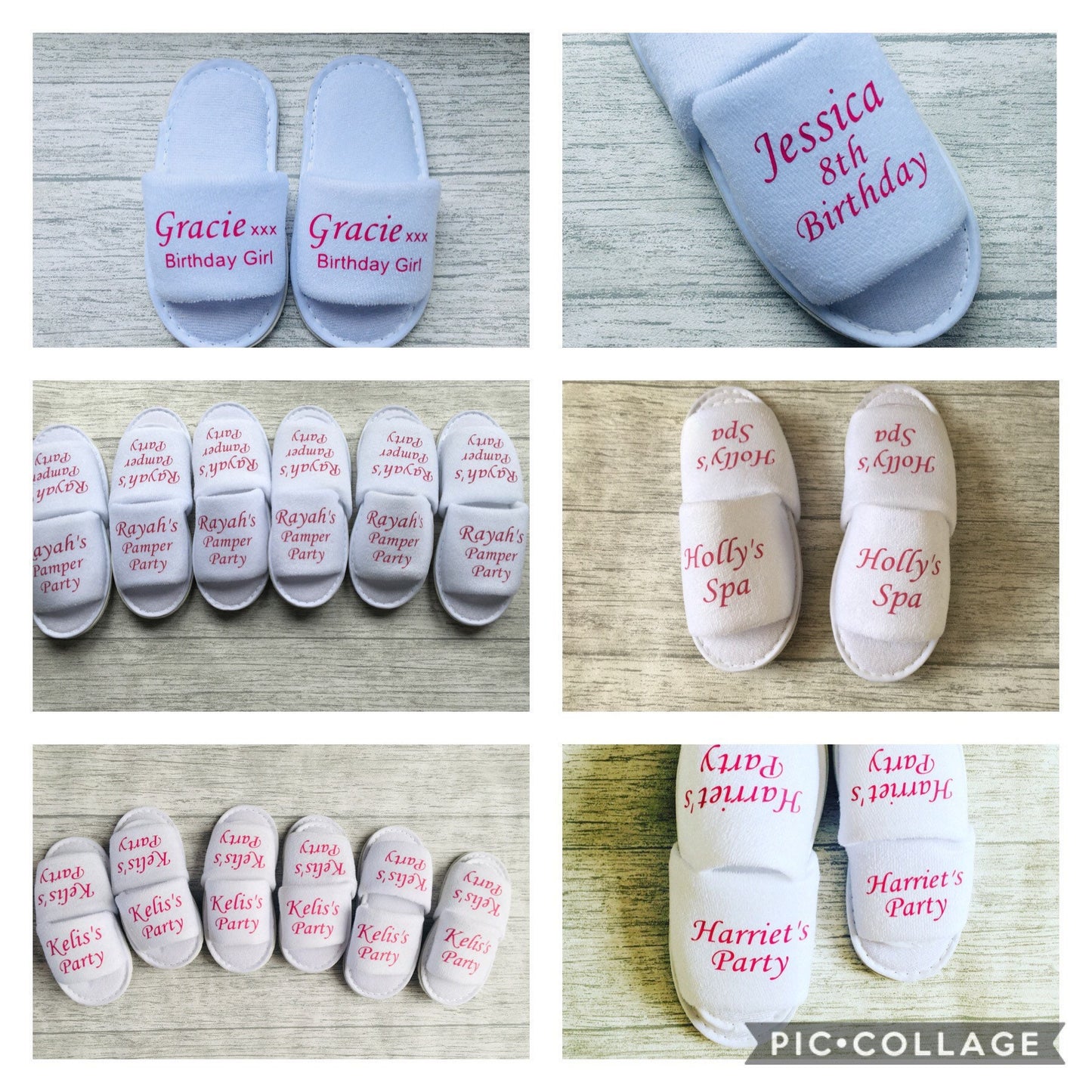 childrens plain spa slippers, plain party slippers