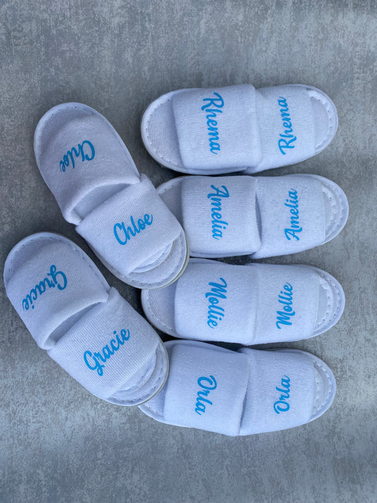 Pamper party slippers