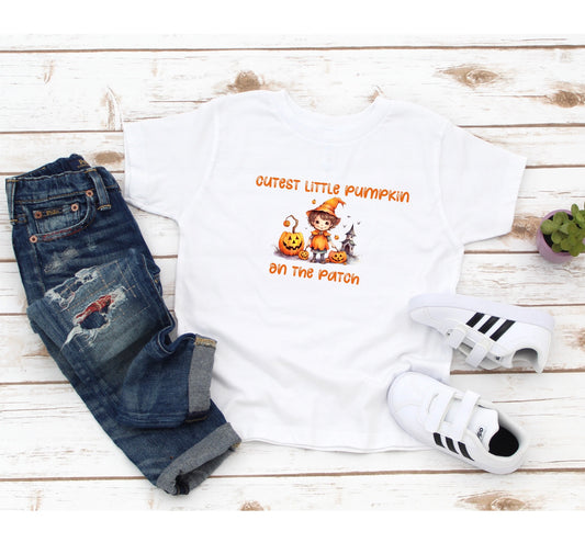 Cutest pumpkin on the patch t shirt