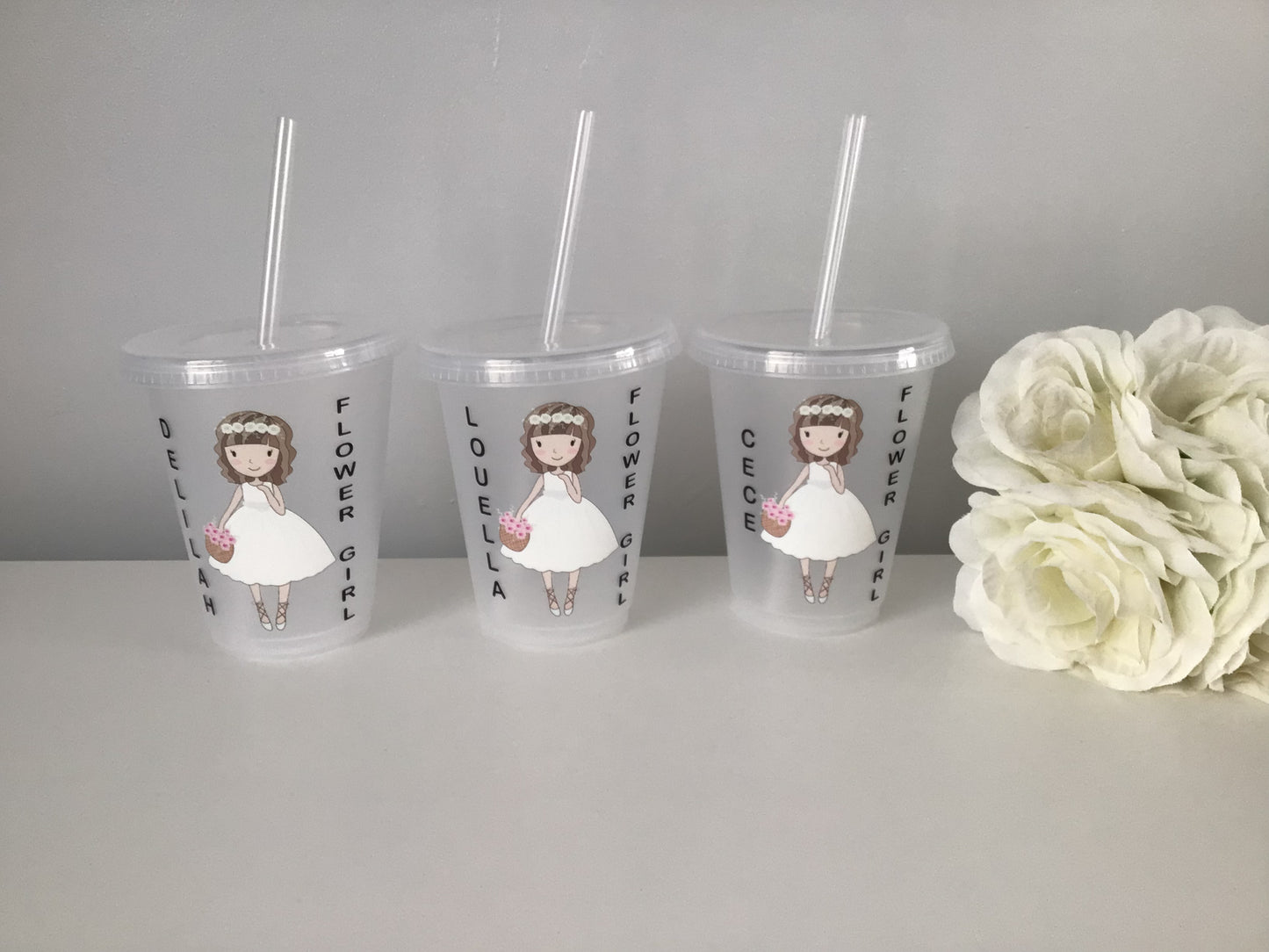 Flower girl gift cup