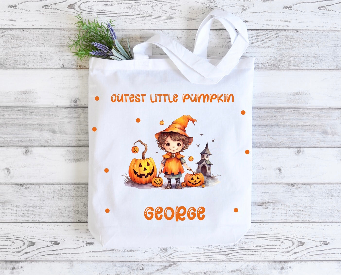 Pumpkin patch bag