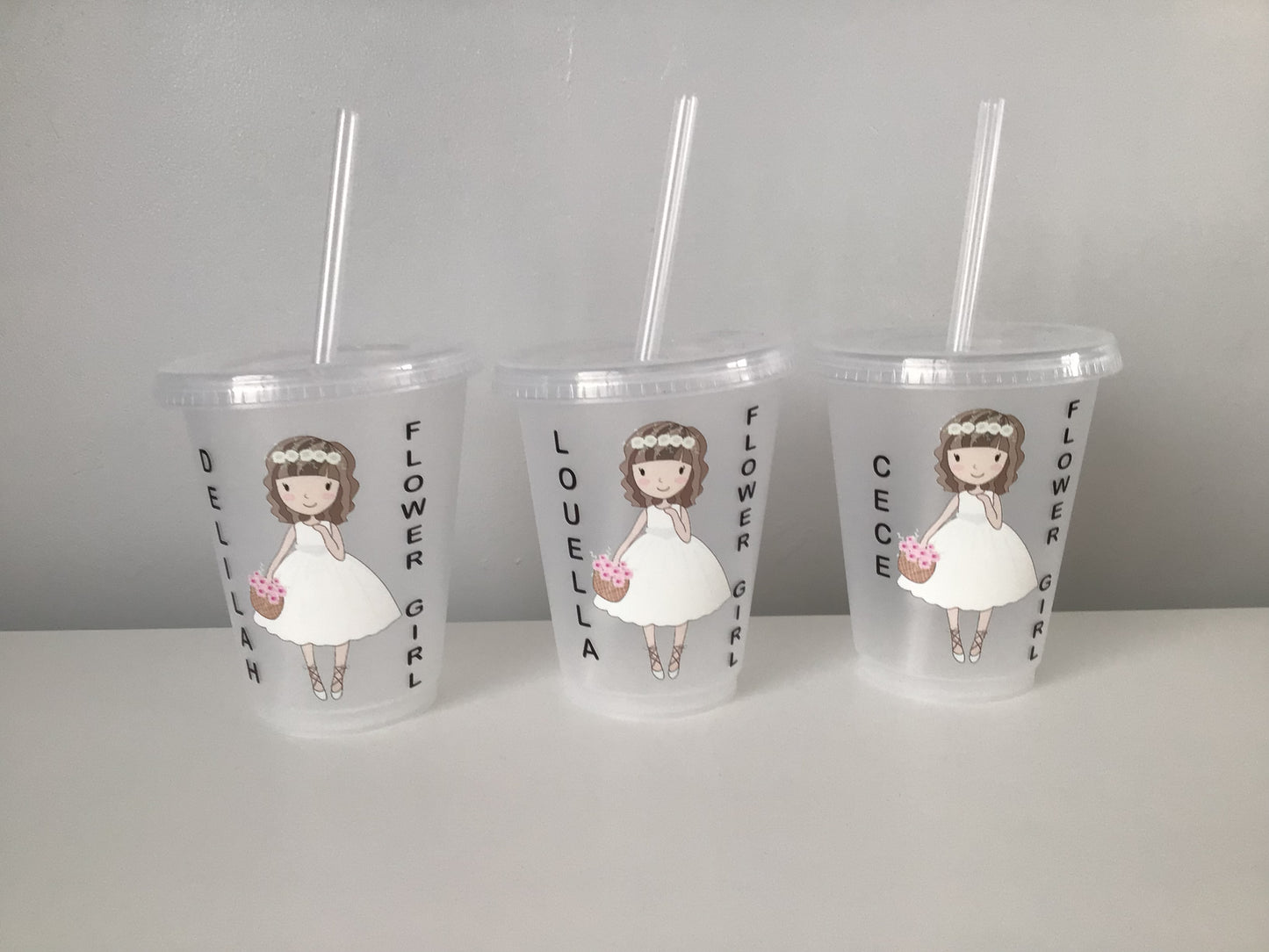 Flower girl gift cup